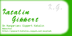 katalin gippert business card